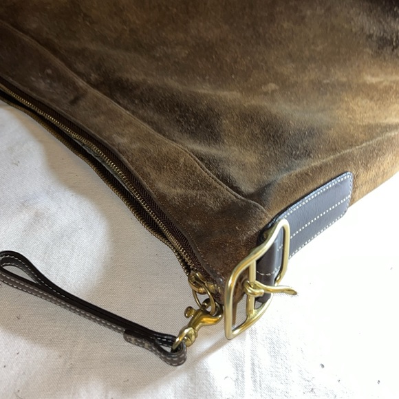 Vintage Coach  Legacy XL Suede Duffle #9322 - Picture 6 of 9